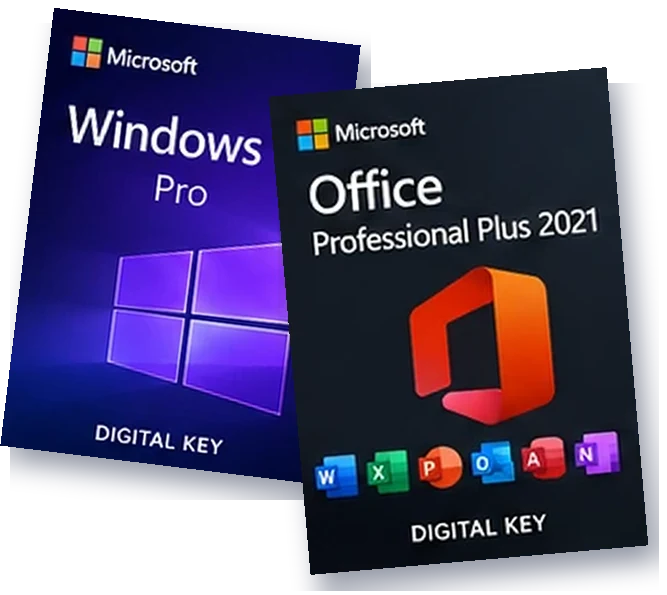 Boîte Windows 10 Pro + Office 2021 Pro Plus