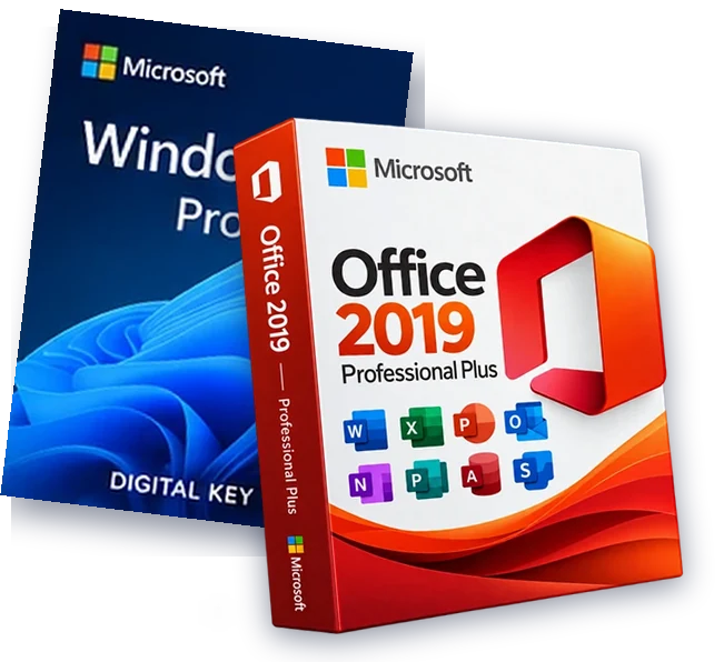 Boîte Windows 11 Pro + Office 2019 Pro Plus